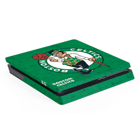 NBA Boston Celtics Green Primary Logo PS4 Slim Skin