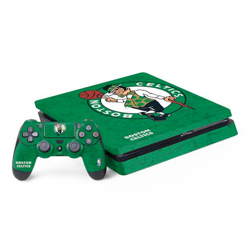 NBA Boston Celtics Green Primary Logo PS4 Slim Bundle Skin