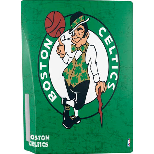 NBA Boston Celtics Green Primary Logo PS5 Console Skin