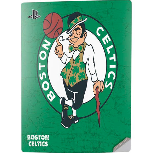 NBA Boston Celtics Green Primary Logo PS5 Digital Edition Console Skin