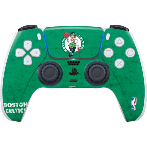 NBA Boston Celtics Green Primary Logo PS5 Controller Skin