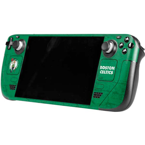 NBA Boston Celtics Green Primary Logo Steam Deck Handheld Gaming Computer Skin