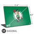 NBA Boston Celtics Green Primary Logo Universal Laptop 14in (11.4 x 8.2in) Skin