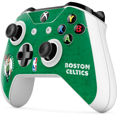NBA Boston Celtics Green Primary Logo Xbox One S Controller Skin
