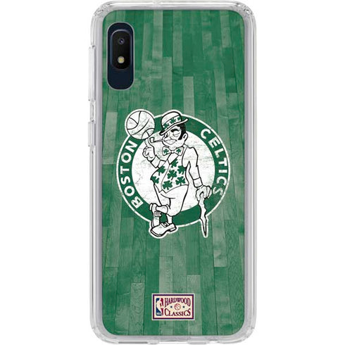 NBA Boston Celtics Hardwood Classics Galaxy A10e Clear Case