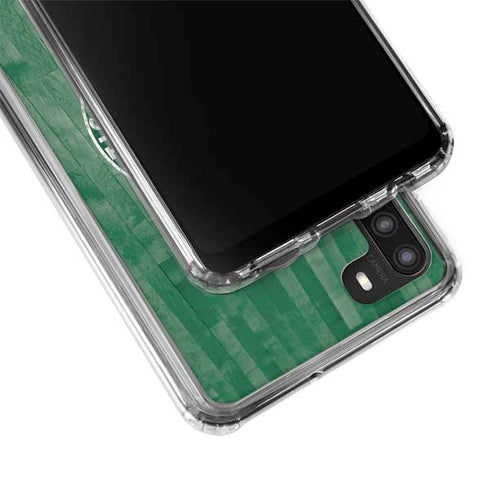 NBA Boston Celtics Hardwood Classics Galaxy A21 Clear Case