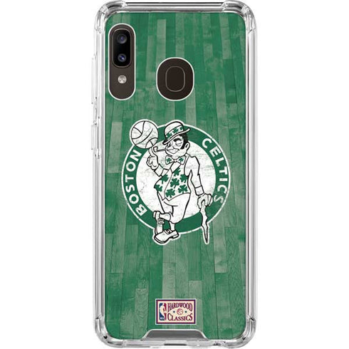 NBA Boston Celtics Hardwood Classics Galaxy A30 Clear Case