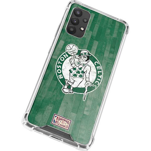NBA Boston Celtics Hardwood Classics Galaxy A32 5G Clear Case