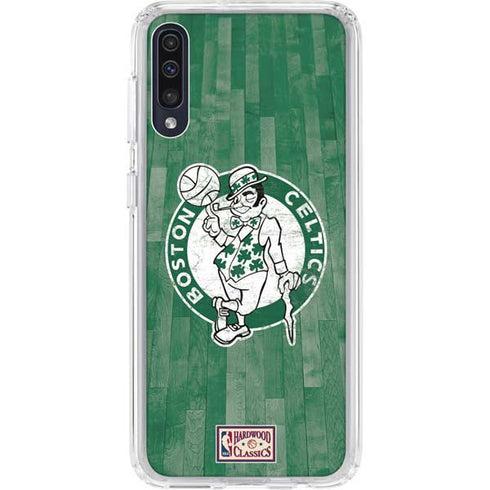 NBA Boston Celtics Hardwood Classics Galaxy A50 Clear Case