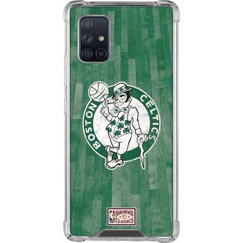 NBA Boston Celtics Hardwood Classics Galaxy A71 5G Clear Case