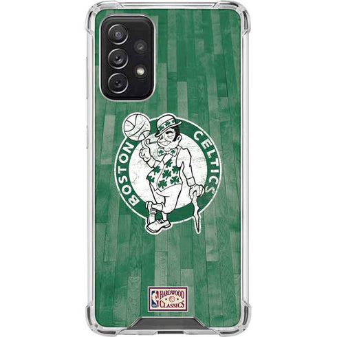 NBA Boston Celtics Hardwood Classics Galaxy A72 5G Clear Case