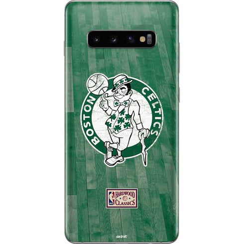 NBA Boston Celtics Hardwood Classics Galaxy S10 Plus Skin