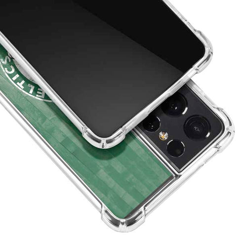 NBA Boston Celtics Hardwood Classics Galaxy S21 Ultra 5G Clear Case