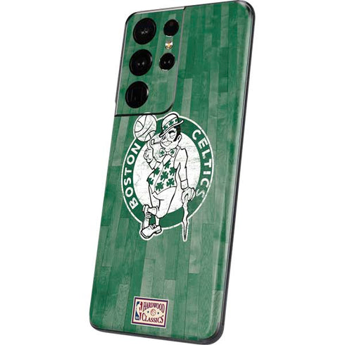 NBA Boston Celtics Hardwood Classics Galaxy S21 Ultra 5G Skin