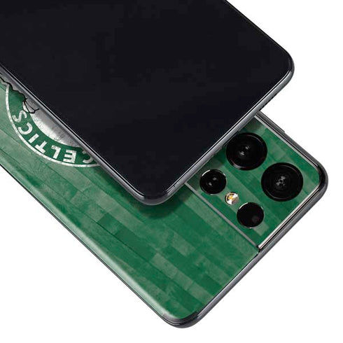 NBA Boston Celtics Hardwood Classics Galaxy S21 Ultra 5G Skin