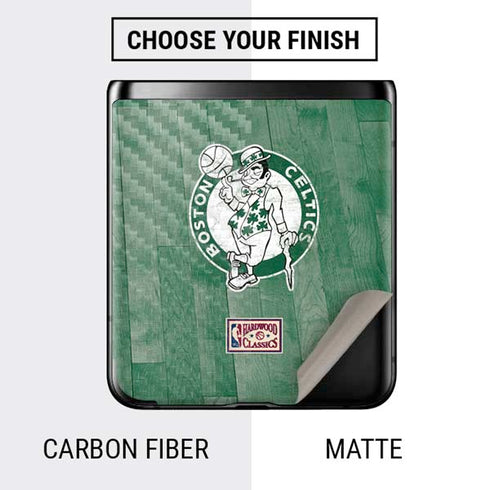 NBA Boston Celtics Hardwood Classics Galaxy Z Flip Skin