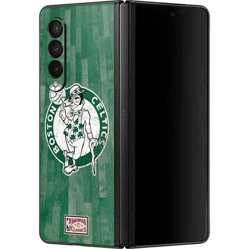 NBA Boston Celtics Hardwood Classics Galaxy Z Fold3 5G Skin