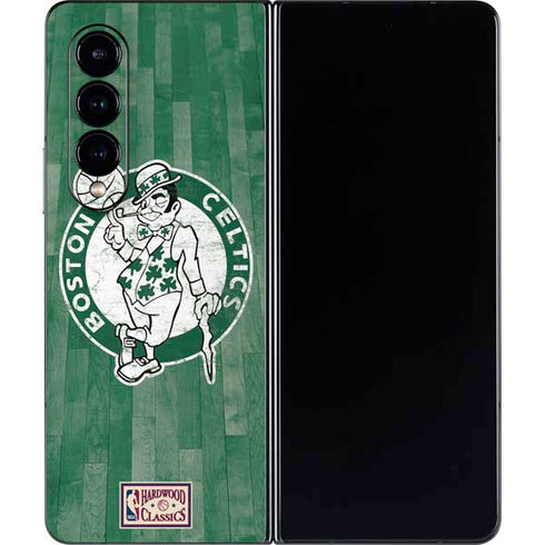 NBA Boston Celtics Hardwood Classics Galaxy Z Fold4 5G Skin