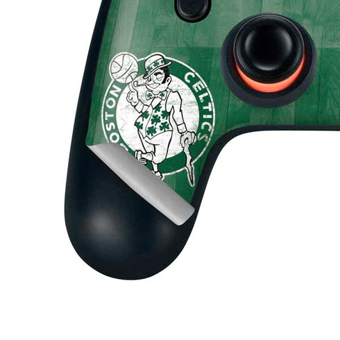 NBA Boston Celtics Hardwood Classics Google Stadia Controller Skin