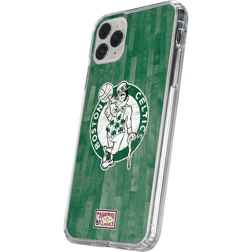 NBA Boston Celtics Hardwood Classics iPhone 11 Pro Clear Case