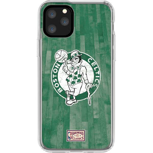 NBA Boston Celtics Hardwood Classics iPhone 11 Pro Clear Case