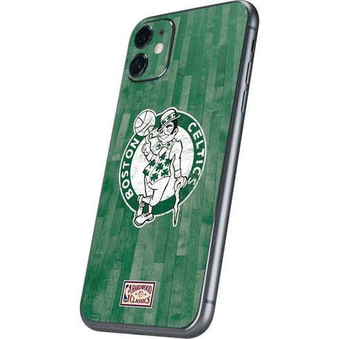NBA Boston Celtics Hardwood Classics iPhone 11 Skin