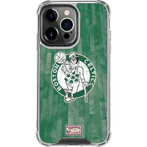 NBA Boston Celtics Hardwood Classics iPhone 13 Pro Clear Case