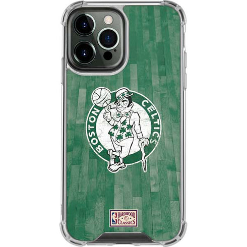 NBA Boston Celtics Hardwood Classics iPhone 13 Pro Max Clear Case