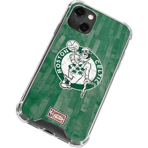 NBA Boston Celtics Hardwood Classics iPhone 14 Plus Clear Case