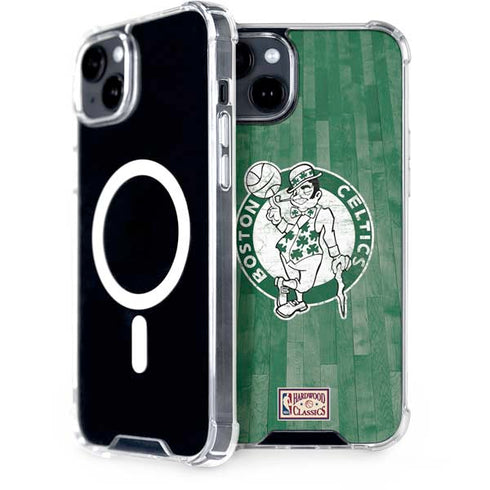 NBA Boston Celtics Hardwood Classics iPhone 15 Plus MagSafe Case