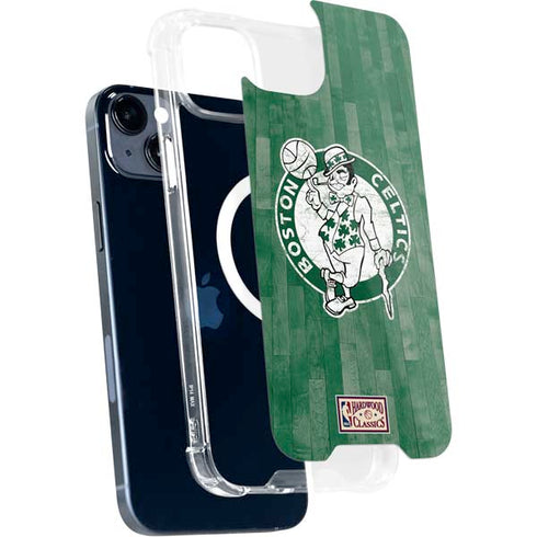 NBA Boston Celtics Hardwood Classics iPhone 15 Plus MagSafe Case