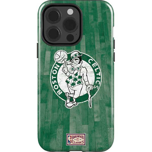 NBA Boston Celtics Hardwood Classics iPhone 15 Pro Impact Case