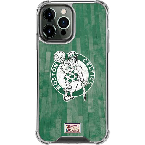 NBA Boston Celtics Hardwood Classics iPhone 14 Pro Max Clear Case