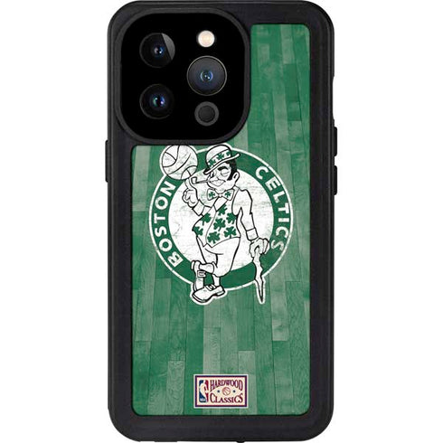 NBA Boston Celtics Hardwood Classics iPhone 14 Pro Waterproof Case