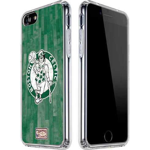 NBA Boston Celtics Hardwood Classics iPhone SE (2nd & 3rd Gen) Clear Case