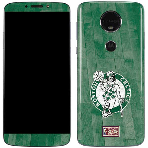 NBA Boston Celtics Hardwood Classics Moto E5 Plus Skin