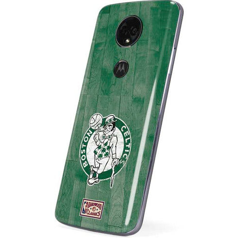 NBA Boston Celtics Hardwood Classics Moto E5 Plus Skin
