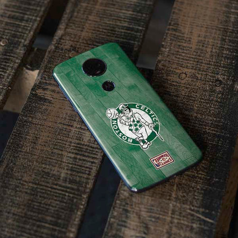 NBA Boston Celtics Hardwood Classics Moto E5 Plus Skin