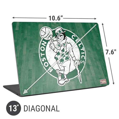 NBA Boston Celtics Hardwood Classics Universal Laptop 13in (10.6 x 7.6in) Skin