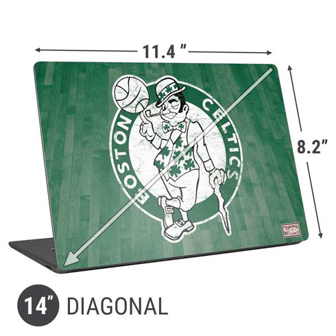 NBA Boston Celtics Hardwood Classics Universal Laptop 14in (11.4 x 8.2in) Skin