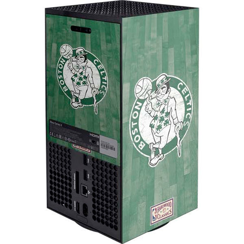 NBA Boston Celtics Hardwood Classics Xbox Series X Console Skin