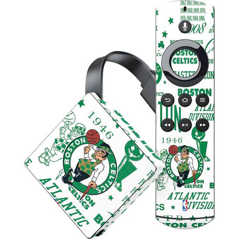 NBA Boston Celtics Historic Blast Amazon Fire TV Skin