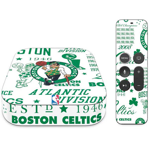 NBA Boston Celtics Historic Blast Apple TV Skin