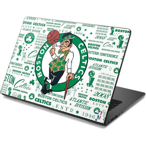 NBA Boston Celtics Historic Blast Dell Chromebook Skin