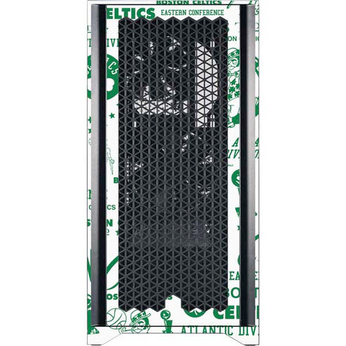 NBA Boston Celtics Historic Blast Corsair 4000D Tempered Glass Mid-Tower ATX Case Skin