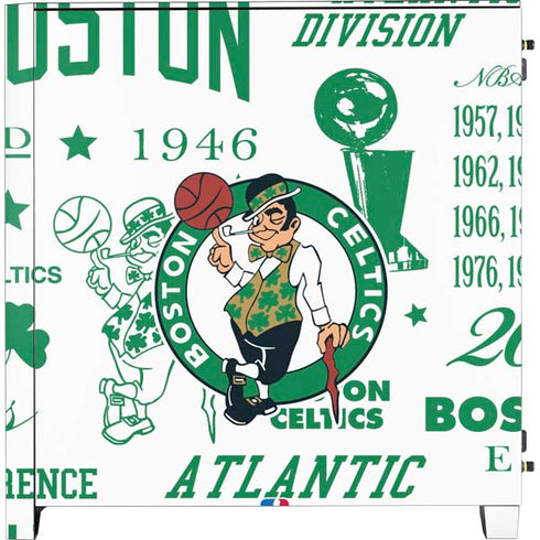 NBA Boston Celtics Historic Blast Corsair 4000D Tempered Glass Mid-Tower ATX Case Skin