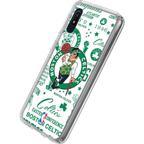 NBA Boston Celtics Historic Blast Galaxy A10e Clear Case