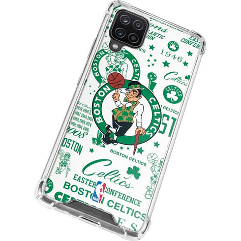 NBA Boston Celtics Historic Blast Galaxy A12 Clear Case