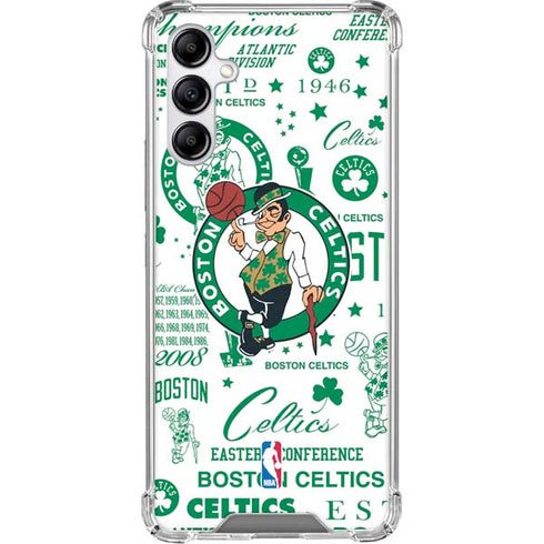 NBA Boston Celtics Historic Blast Galaxy A15 5G Clear Case