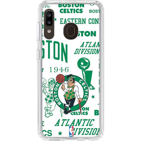 NBA Boston Celtics Historic Blast Galaxy A20 Clear Case
